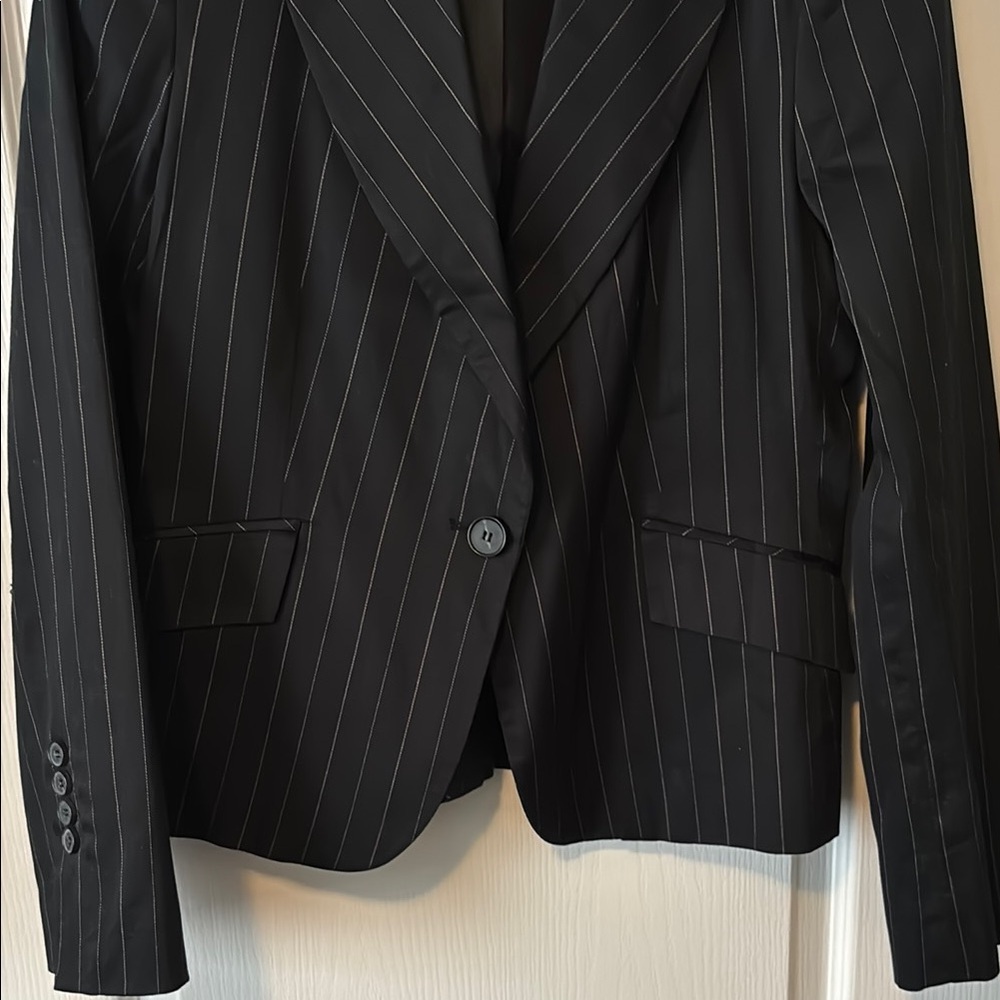 Suzy Shier Black Blazer Elegant Suit Jacket - Picture 4 of 5